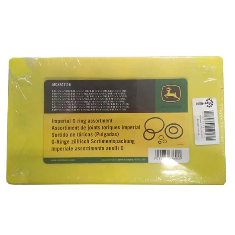 MCXFA1115 Inch Seal Ring Set (32 Sizes, 407 pcs.) John Deere