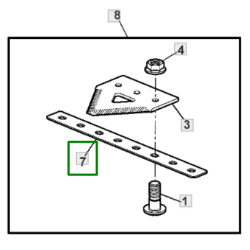 H161809 John Deere HD Parts
