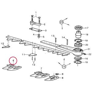 80379720 Dwupalcowy CNH (RADURA)