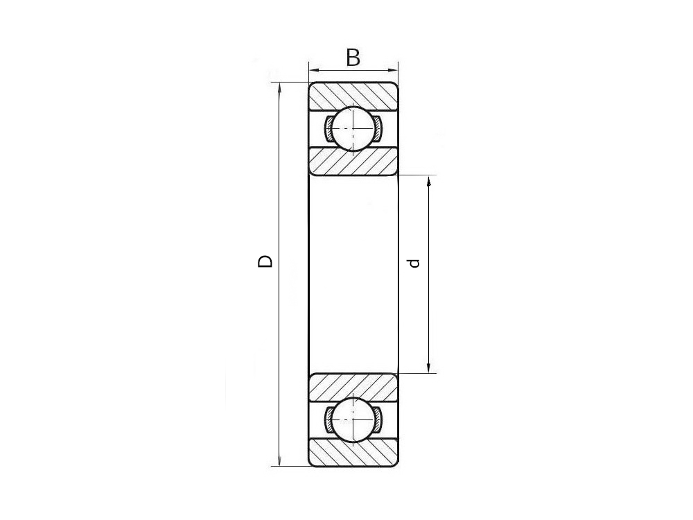 0002394630 CLAAS - 6203 DDUC3 NSK Łożysko kulkowe jednorzędowe - obrazek 2